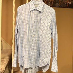 Plaid 17-35 Button Up with Cufflinks